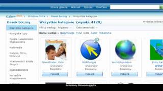 Windows Live Gallery - obchodzimy wadliwą stronę | Informatyka, ja, mój blog ;)