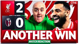 LIVERPOOL 2-0 BOLOGNA! Slot & Salah Record Breakers! Craig's LIVE Match Reaction