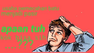 Usaha pemecahan batu omset mencapai jutaan / hari