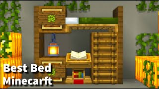 Minecarft beautiful bed design in 1.20.1 [best design]