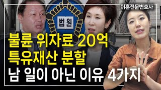 최태원 노소영 이혼항소심 유책배우자 재산분할과 위자료 경종을 울리다  ㅣ 이혼전문변호사 한승미