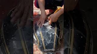 Bullet Oil Tank cleaning #bullet #tank #oil #shorts #bulletlover