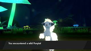 Shiny Galarian Ponyta in SWSH