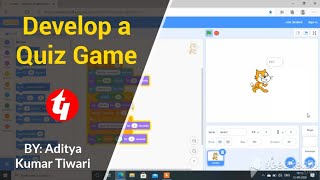 A Quiz game Developed by Aditya Kumar Tiwari on Scratch 3.0|| Class 8