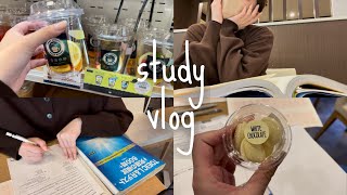 eng)【study vlog】留学費用を安くする方法💰|カフェで6時間勉強した日📝|