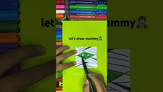 How to draw mummy - Cara menggambar mumi - Satisfying drawing