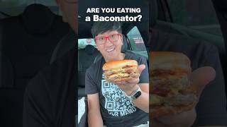 Are YOU EATING a Baconator? #wendys #baconator #comedy #foodreview #jokes #fyp #bacon