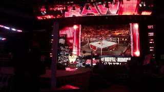 RAW Supershow 1/16/12 @ Anaheim, CA Intro & Pyro