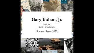 "Sea Lion Stars" - an interview with Gary Bohan Jr., author