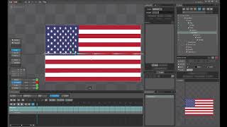 Spine 2D Tutorial,  Flag animation: Part1 Waving in Z axis