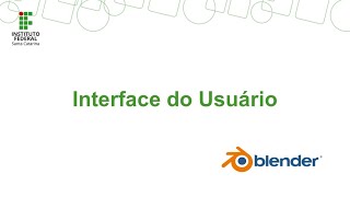 Blender: Interface Padrão