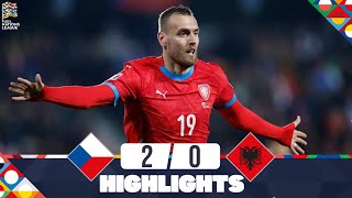 Czech Republic vs Albania | 2-0 | Highlights | UEFA Nations League 2024-25