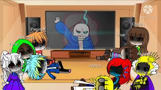 Undertale reacts to Glitchtale Episode 3 Determination