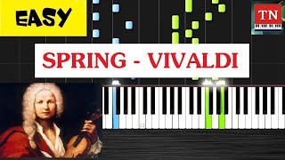 SPRING - VIVALDI | Piano Tutorial [ EASY ]