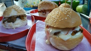 Spicy chicken cheese mini burger(TUMMY YUMMY) Mini Chicken double patties Burger Recipe