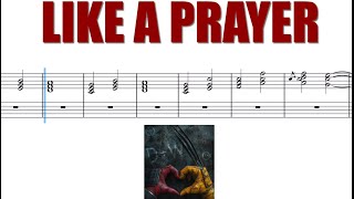 Like A Prayer | SHORT EASY Piano Tutorial | SHEET | Deadpool And Wolverine