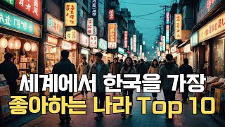 세계에서 가장 한국을 좋아하는 나라 Top 10