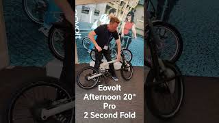 Incredible Eovolt Folding Ebikes Pro Range 2 Second Fold, ebike