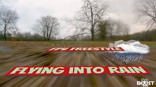 FPV Flying into rain🌧🌧🌧🌨🌨🌨