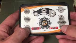 How to diagnose and fix stuck buttons on the control panel of a Bottoms Up draft beer system