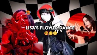 LISA 💛danced for jisoo's FLOWER 🌺#blackpink #lisa #jisooflower@_.blckpnk._