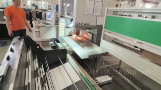 Automatic tube process line CNC tube laser cutting and tube double head deburring