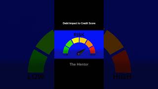 How Debt impact your Credit Score #short #money #finance #savings #financialadvice #debt #cash