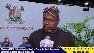 Federal Medical Center will creat jobs in Epe Division - Akogun Wale Anomo