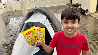 Camping In Rain with Maggi 🌧️ | Rancho Ne Patake Chala diye