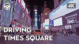 Quick Drive through Times Square | Driving NYC [4K]