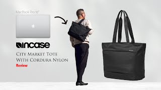 Incase「City Market Tote」レビュー 男性が似合うパソコン用のトートバッグはこれだ！