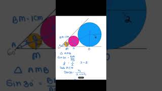 Can You Find the Radius of the Blue Circle? 🔵🤔 | Geometry Puzzle