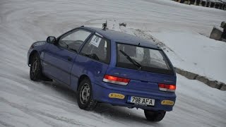 Subaru Justy ice track Piiroja Karikas 2015 jäärada