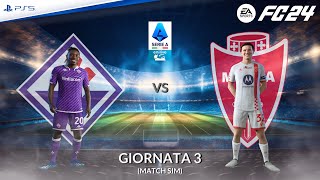 Fiorentina - Monza ⚽️ Serie A 2024/25 Match Sim ft. Kean, Pessina, Colpani | FC 24