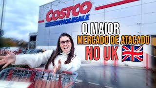 Compras no mercado atacado maior da Inglaterra, Costco