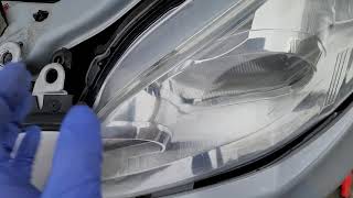 Headlamp Assembly Installation On A 2013 Toyota Corolla