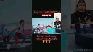 PHILIPPINES VS INDONESIA PANOORIN KUNG GAANO KA GALING ANG  PINOY SA LARANGAN NG LARO HINDI SUMUSUKO