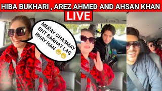 Hiba bukhari, Arez Ahmad and Ahsan khan enjoying  Melbourne Australia