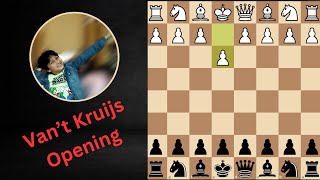 Van't Kruijs Opening | Rare Chess Openings | 3+0 Blitz