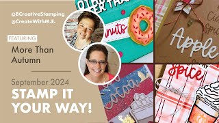 It's PUMPKIN SPICE season!  Watch as we create 4 Fun Fall card with More Than Autumn by Stampin' UP!