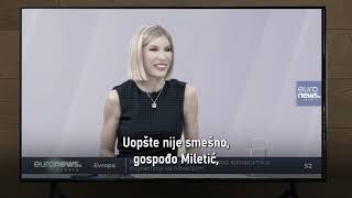 Minji Miletić je smešno, građanima Srbije ništa nije smešno…