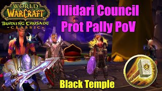 Illidari Council Prot Pally PoV | TBC Classic Phase 3