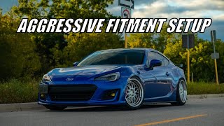 AGGRESSIVE and AFFORDABLE wheel fitment for track, street, and backroad driving! BRZ | FRS | 86