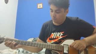 Learning Left Position Bass/Aprendiendo A Tocar Zurdo Bajo Mes 1 y 18 Dias Progreso