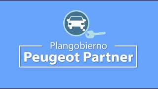 Peugeot Partner Plan Gobierno | Plan Nacional 2022