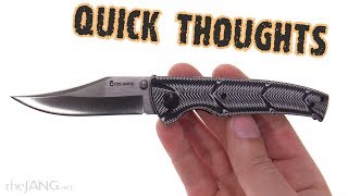 CoolHand cheap folding Bowie-style folding knife