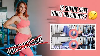 Can you BENCH while PREGNANT? 🤔 Supine Position during pregnancy🤰