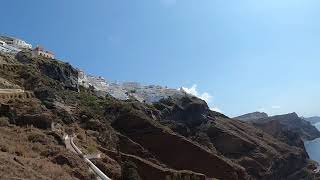 Santorini - cable car