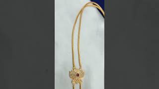 2 line mop chain price: 499 inr whatsapp 7338089004 #jewellery #trending #shorts