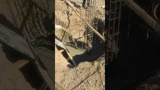 Footing concreting